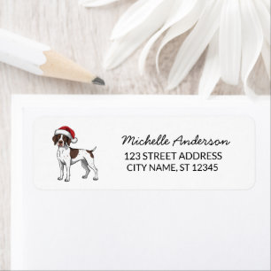 Christmas German Shorthaired Pointe Return Address
