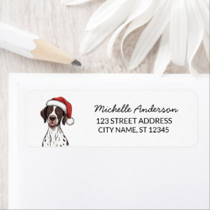 Christmas German Shorthaired Pointe Return Address