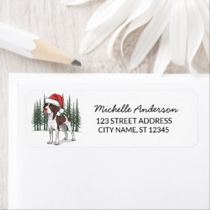 Christmas German Shorthaired Pointe Return Address