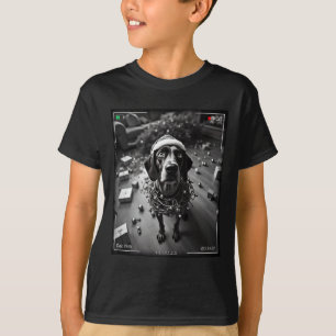 Christmas German Shorthaired Pointer Caught On Cam T-Shirt