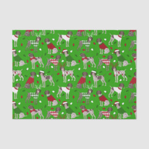 Christmas German Shorthaired Pointer Tissue Paper