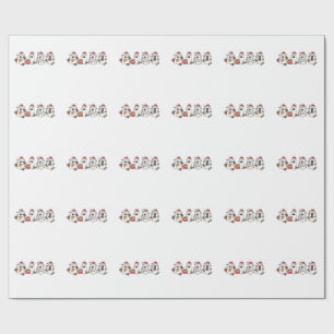 Christmas Ghost Spooky Holiday Halloween Christm Wrapping Paper
