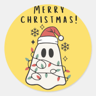 Christmas Ghost Sticker