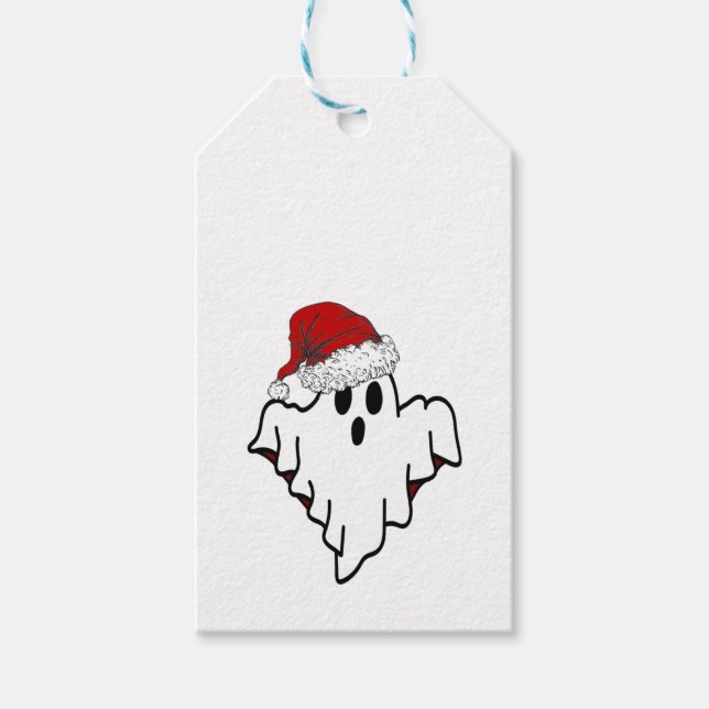 Christmas Ghost Tag (Front)