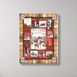 Christmas Gift   All Heart Come Home For Christmas Canvas Print