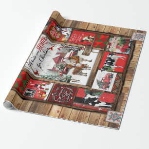 Christmas Gift   All Heart Come Home For Christmas Wrapping Paper