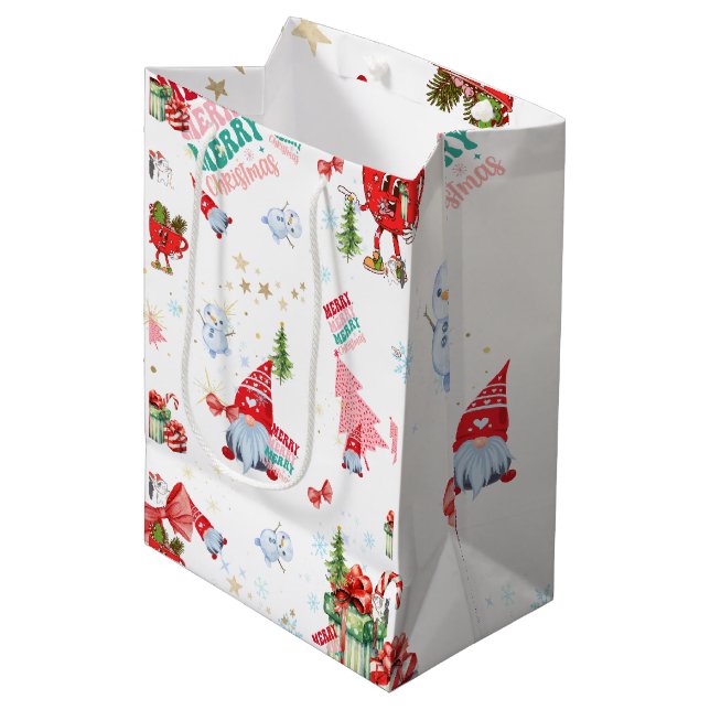 Christmas gift bag  (Front Angled)