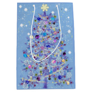 Christmas Gift Bag with Beautiful Christmas Tree