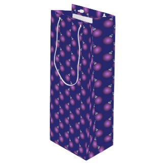 Christmas Gift Bag with Purple Baubles