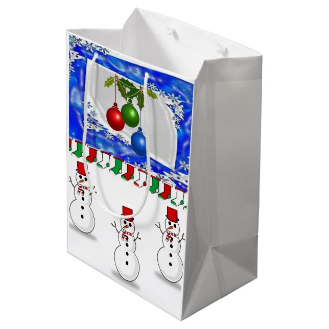 Christmas Gift Bags (Back Angled)