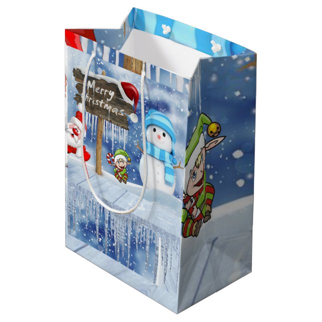 Christmas Gift Bags (Back Angled)