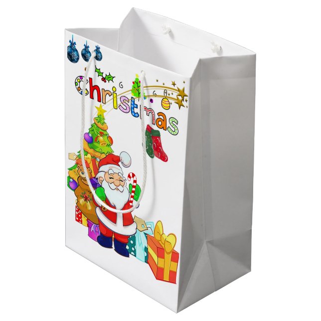 Christmas Gift Bags (Back Angled)
