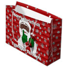 Christmas Gift Bags African American Santa Bags