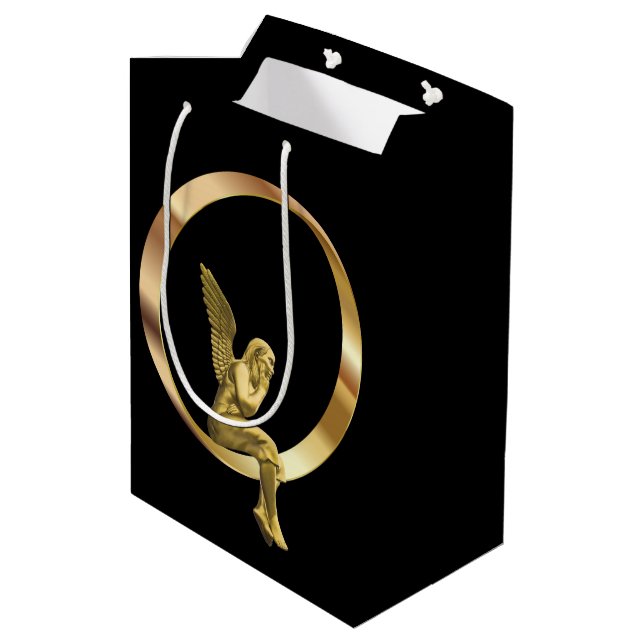 Christmas Gift Bags Angel (Back Angled)