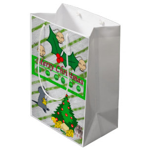 Christmas Gift Bags Mice