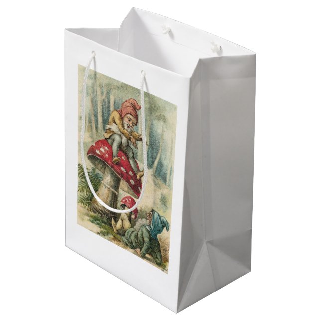 Christmas Gift Bags Vintage (Back Angled)