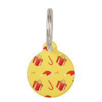 Christmas gift box Santa hat candy cane
