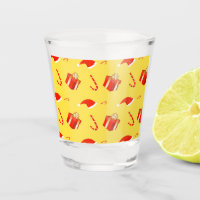 Christmas gift box Santa hat candy cane