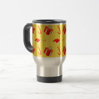 Christmas gift box Santa hat candy cane