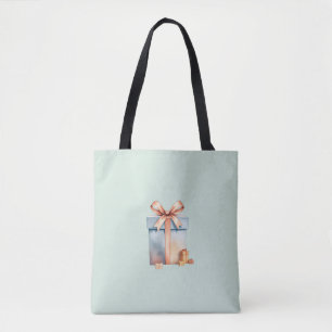 Christmas Gift Box Tote Bag