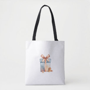Christmas Gift Box Tote Bag