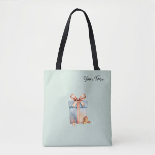 Christmas Gift Box Tote Bag