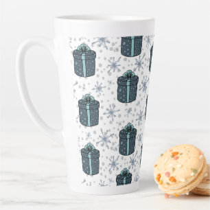 Christmas Gift Boxes Latte Mug