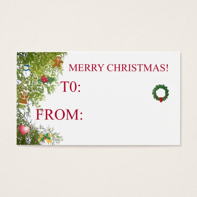 Christmas Gift Card (Front)