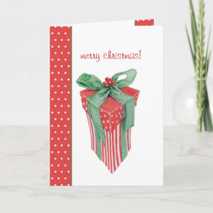 Christmas Gift dots Card