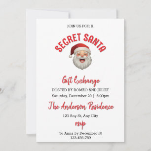 Christmas Gift Exchange Invitation