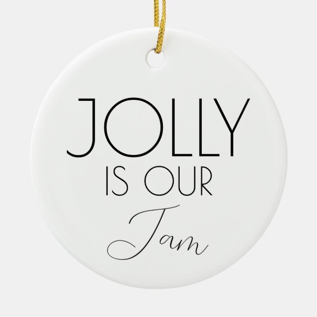 Christmas Gift for Church Choir Ceramic Tree Decoration (Front)