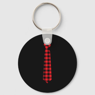Christmas Gift For Men Dad Family Buffalo Plaid Ch Key Ring