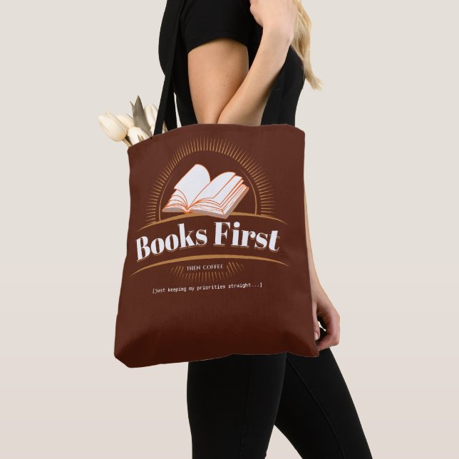 Christmas Gift for Mother Book Lover Funny Custom Tote Bag (Close Up)