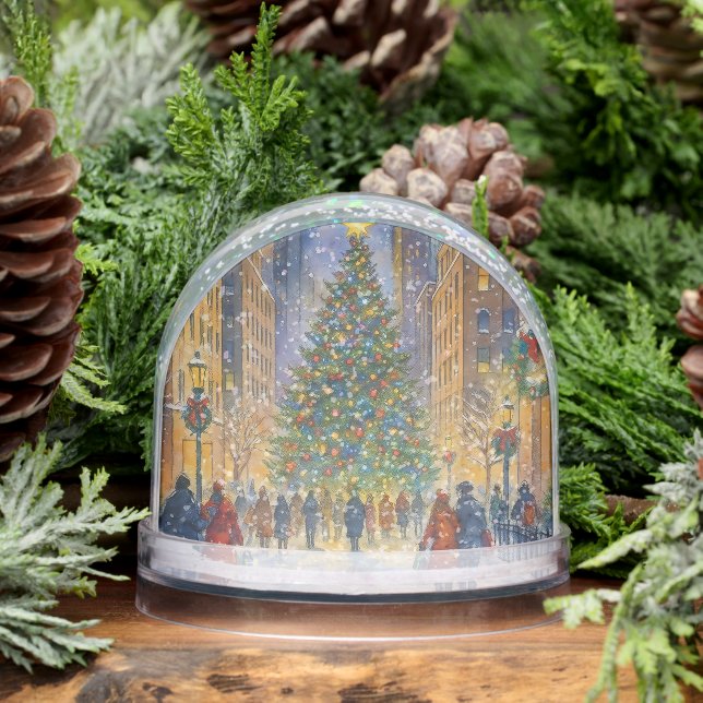 Christmas Gift for Traveler | Christmas in NYC Snowglobe (Winter)