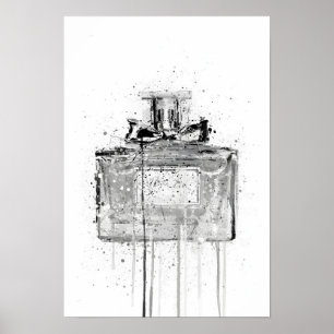 Christmas Gift Fragrance Bottle 'Candy Floss' Poster