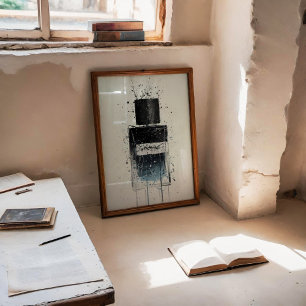 Christmas Gift Fragrance Bottle Poster