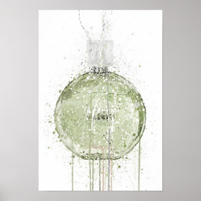 Christmas Gift Fragrance Bottle 'Spring Meadow' Poster (Front)