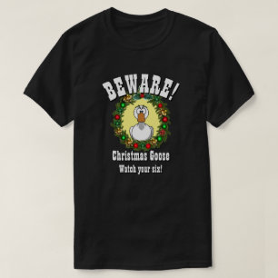 Christmas Gift Funny Novelty CHRISTMAS GOOSE  T-Sh T-Shirt