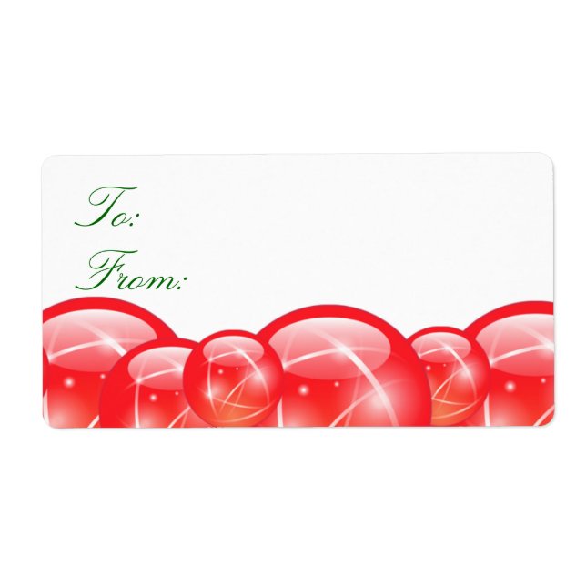 Christmas Gift Giving Labels (Front)