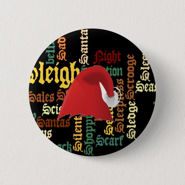 Christmas gift Have a Nice Day & a Better Night 6 Cm Round Badge (Front)