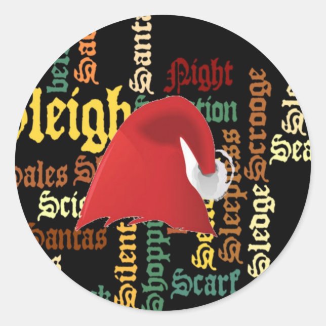 Christmas gift Have a Nice Day & a Better Night Classic Round Sticker (Front)