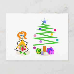 Christmas Gift Holiday Postcard