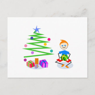 Christmas Gift Holiday Postcard
