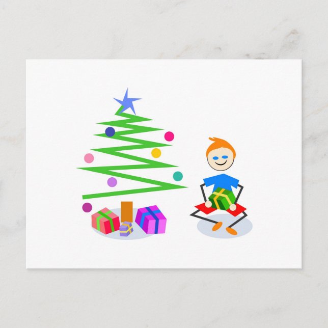 Christmas Gift Holiday Postcard (Front)