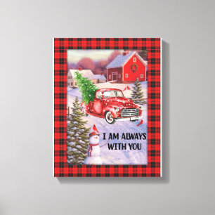 Christmas Gift   I Am Always With You Canvas Print