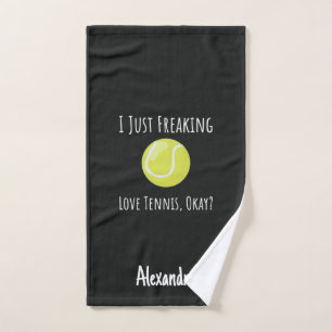 Christmas Gift Ideas For Tennis Players Funny  Hand Towel