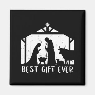 Christmas Gift Jesus Nativity Christian Men Women Magnet