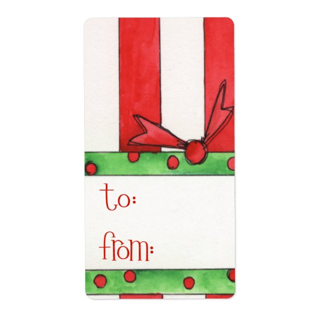 Christmas Gift Label (Front)