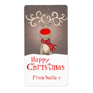 Custom Christmas Labels, Personalized Photo Christmas Labels | Ribbet! UK Online Lab