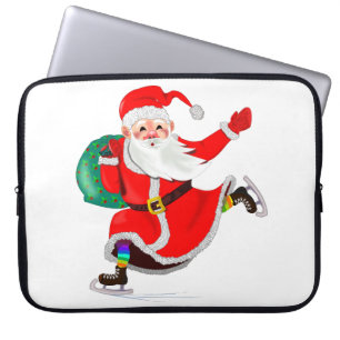 Christmas Gift Laptop Sleeve Santa Claus